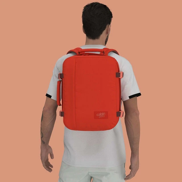 Mochila De Viaje Cabin Zero Classic 28 L Naranja (Tomato Festival) 10 Mochila De Viaje Cabin Zero Classic 28 L Naranja (Tomato Festival) - Imagen 8