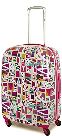 Maleta Trolley Mediano 60 Cm 4 Ruedas Victorio & Lucchino Fucsia