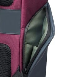 Mochila Delsey Securflap15" Burdeos -Almacenamiento De Viaje 9313