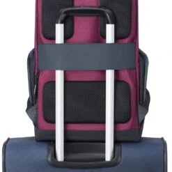 Mochila Delsey Securflap15" Burdeos -Almacenamiento De Viaje 9372
