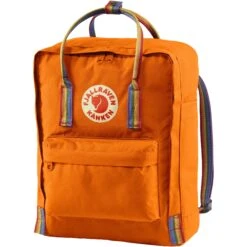 FJÄLLRÄVEN Mochila Fjällräven Kanken Burnt Orange- Rainbow -Almacenamiento De Viaje 9684